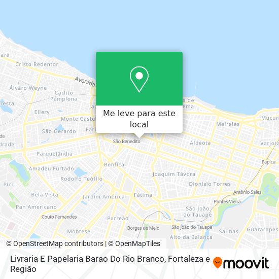 Livraria E Papelaria Barao Do Rio Branco mapa