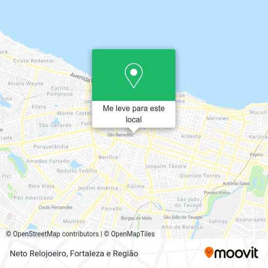 Neto Relojoeiro mapa