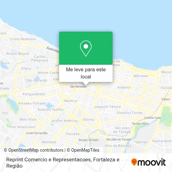 Reprint Comercio e Representacoes mapa