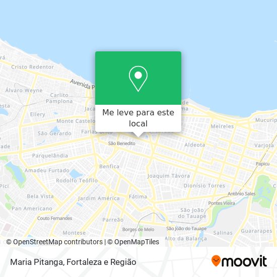 Maria Pitanga mapa
