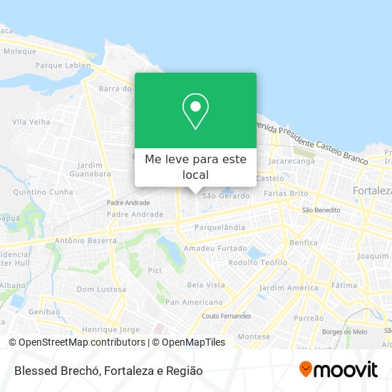 Blessed Brechó mapa