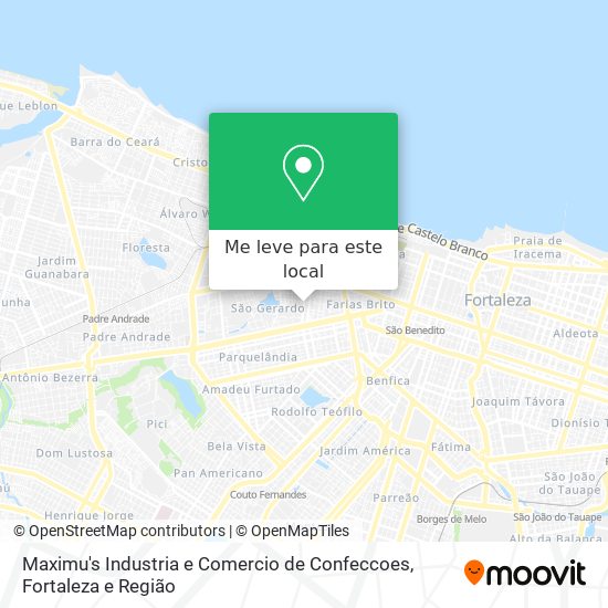 Maximu's Industria e Comercio de Confeccoes mapa