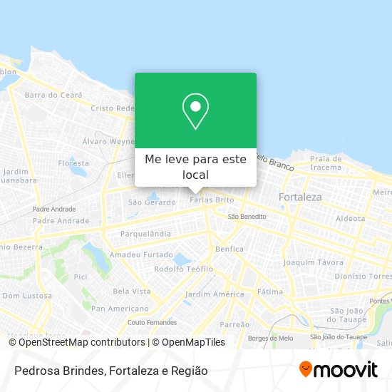 Pedrosa Brindes mapa