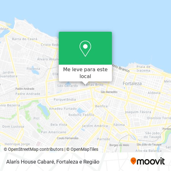 Alan's House Cabaré mapa
