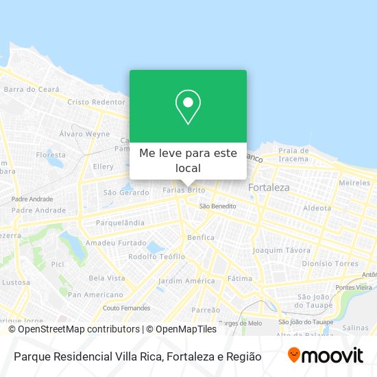 Parque Residencial Villa Rica mapa