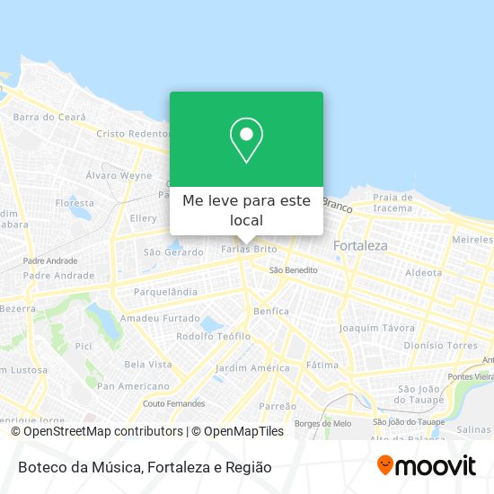 Boteco da Música mapa