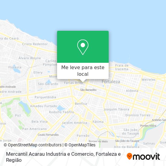 Mercantil Acarau Industria e Comercio mapa