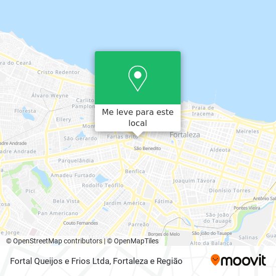 Fortal Queijos e Frios Ltda mapa