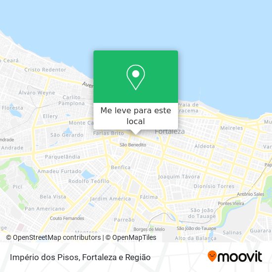 Império dos Pisos mapa