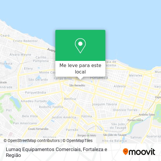 Lumaq Equipamentos Comerciais mapa