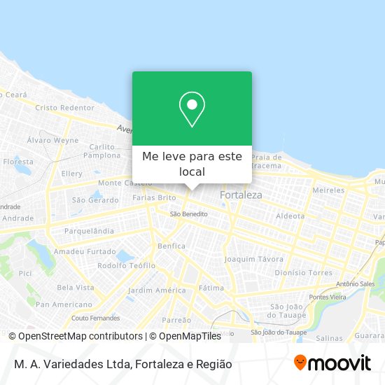 M. A. Variedades Ltda mapa