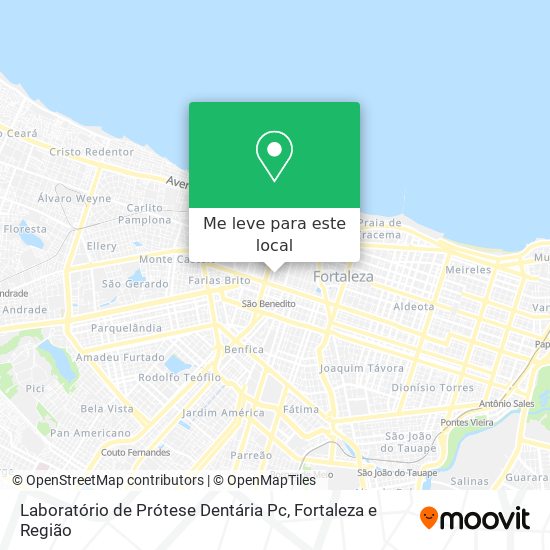 Laboratório de Prótese Dentária Pc mapa