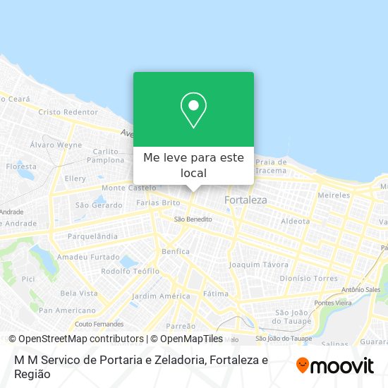 M M Servico de Portaria e Zeladoria mapa