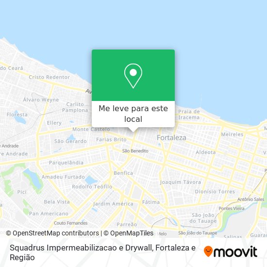 Squadrus Impermeabilizacao e Drywall mapa