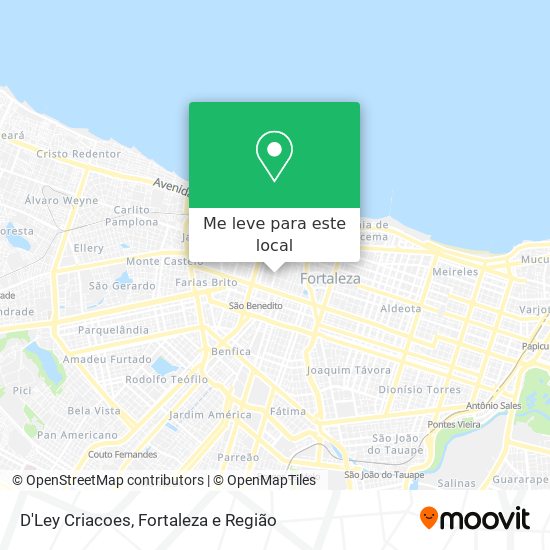 D'Ley Criacoes mapa
