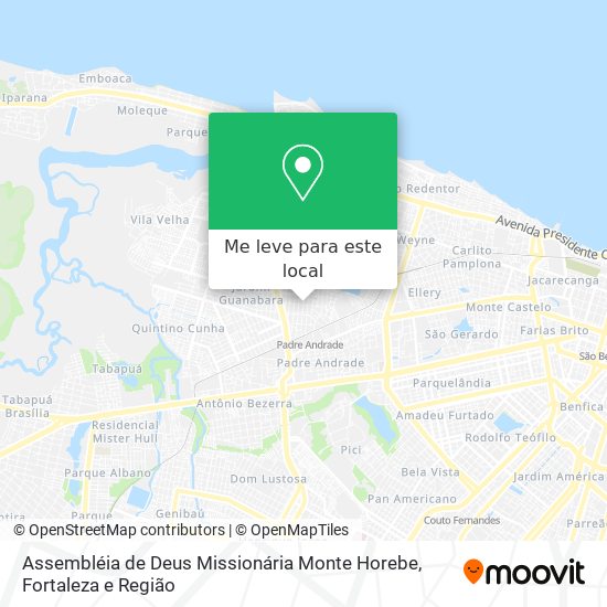 Assembléia de Deus Missionária Monte Horebe mapa