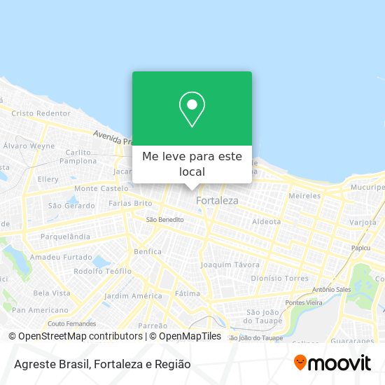 Agreste Brasil mapa