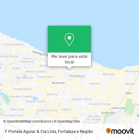 F Portela Aguiar & Cia Ltda mapa