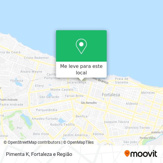 Pimenta K mapa