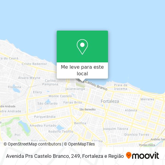 Avenida Prs Castelo Branco, 249 mapa