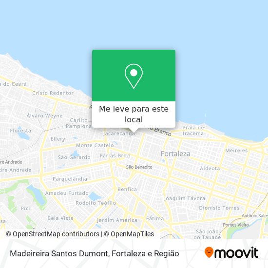 Madeireira Santos Dumont mapa