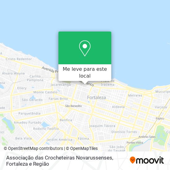 Associação das Crocheteiras Novarussenses mapa