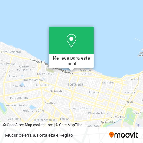 Mucuripe-Praia mapa