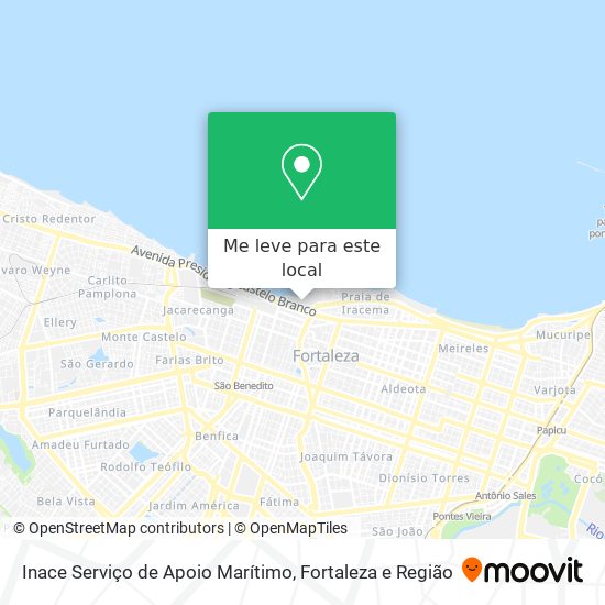 Inace Serviço de Apoio Marítimo mapa