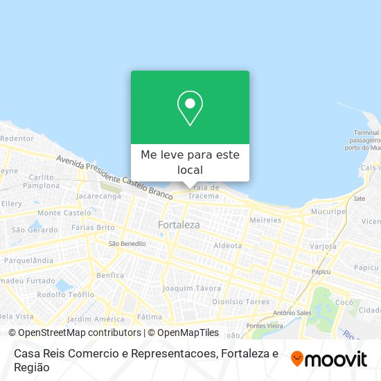 Casa Reis Comercio e Representacoes mapa