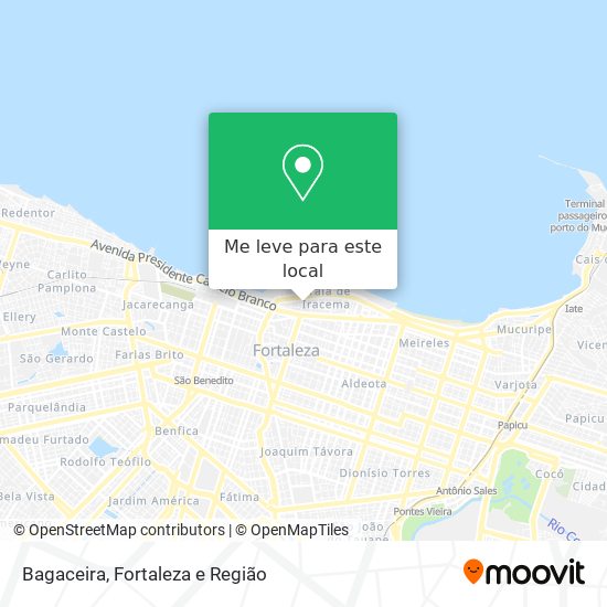 Bagaceira mapa