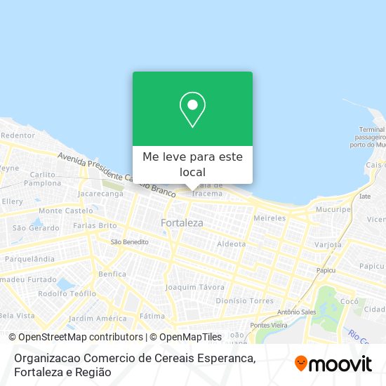 Organizacao Comercio de Cereais Esperanca mapa