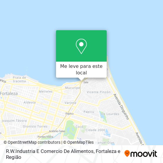 R.W.Industria E Comercio De Alimentos mapa