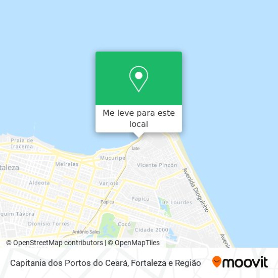 Capitania dos Portos do Ceará mapa