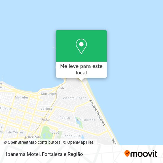 Ipanema Motel mapa