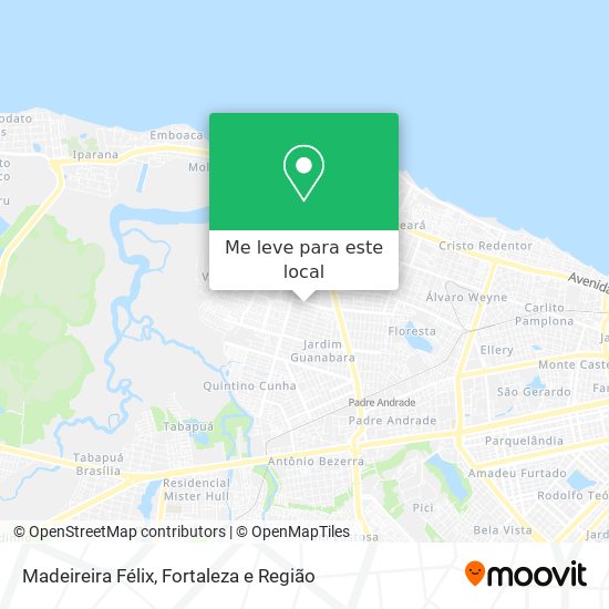 Madeireira Félix mapa