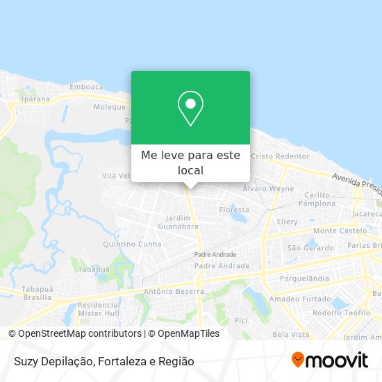 Suzy Depilação mapa