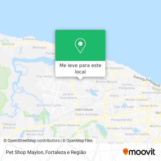 Pet Shop Maylon mapa