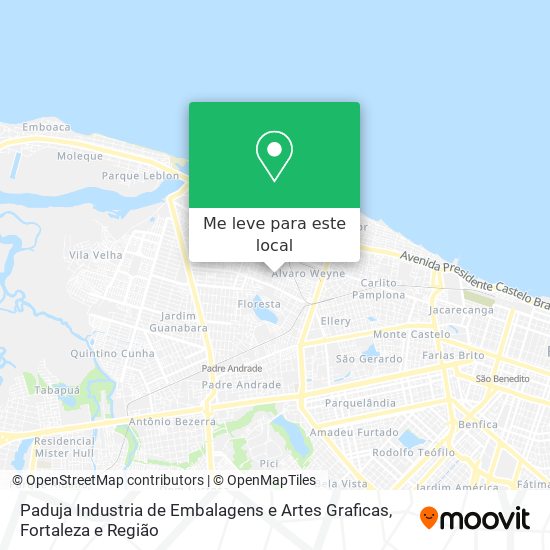 Paduja Industria de Embalagens e Artes Graficas mapa