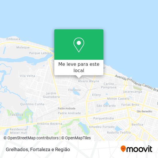 Grelhados mapa