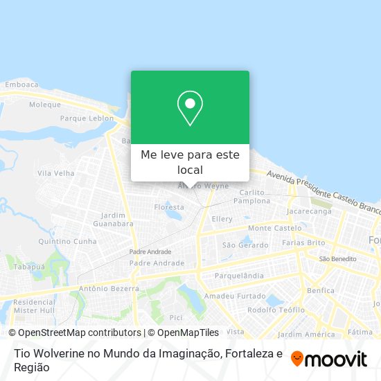 Tio Wolverine no Mundo da Imaginação mapa