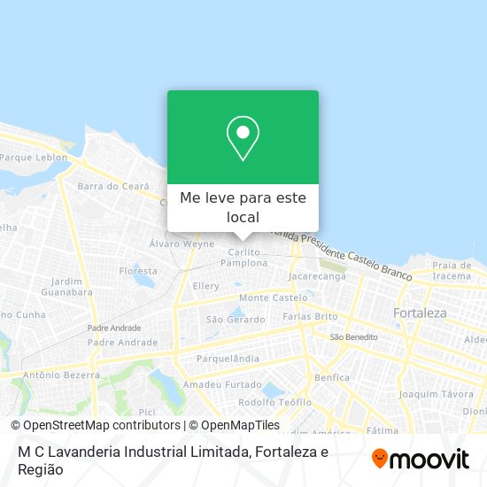M C Lavanderia Industrial Limitada mapa