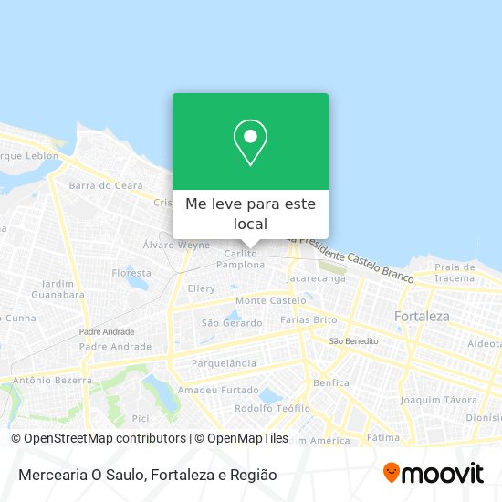 Mercearia O Saulo mapa