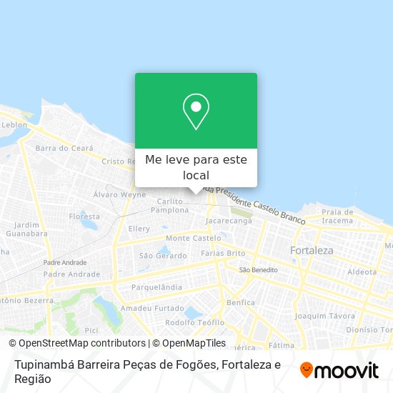 Tupinambá Barreira Peças de Fogões mapa