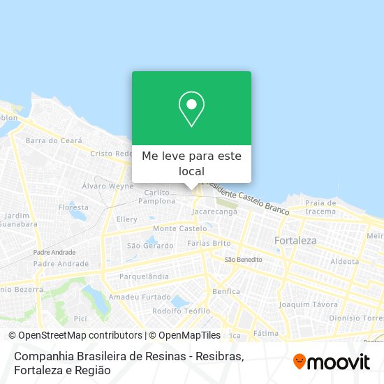 Companhia Brasileira de Resinas - Resibras mapa