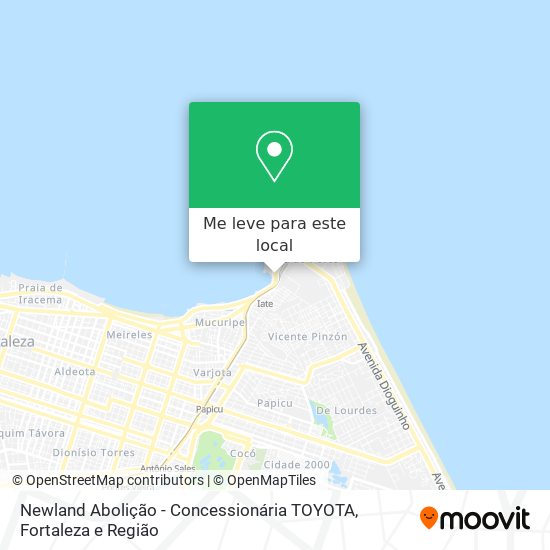 Newland Abolição - Concessionária TOYOTA mapa