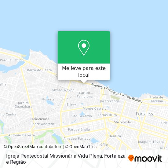 Igreja Pentecostal Missionária Vida Plena mapa