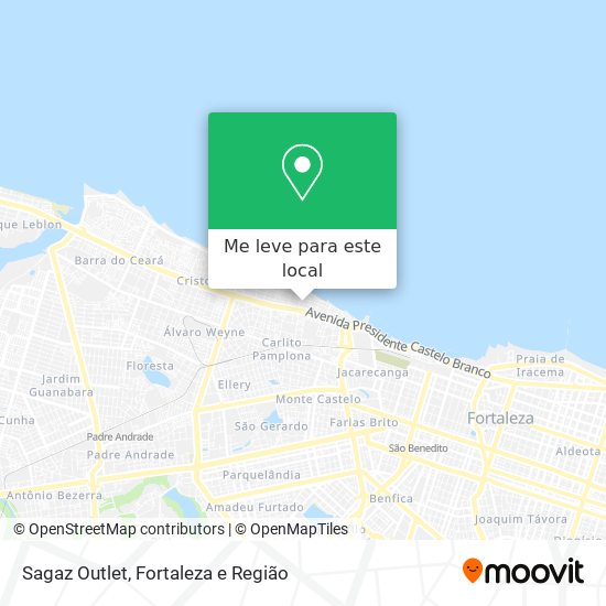 Sagaz Outlet mapa