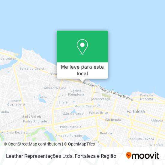 Leather Representações Ltda mapa