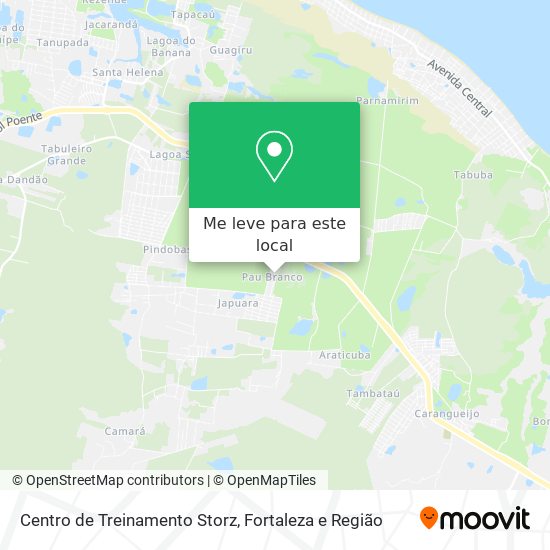 Centro de Treinamento Storz mapa