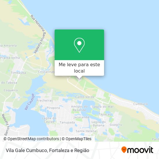 Vila Gale Cumbuco mapa